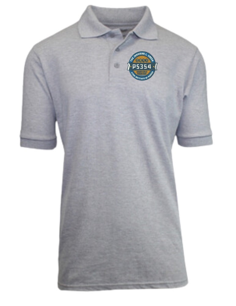 Embroidered School Toddler/Youth Uniform Short Sleeve Unisex Polo Shirt