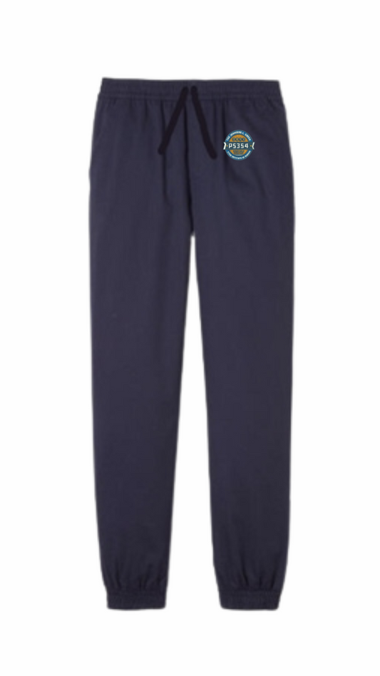 Youth, Heavyweight, Fleece Jogger Sweat Pants with School Logo